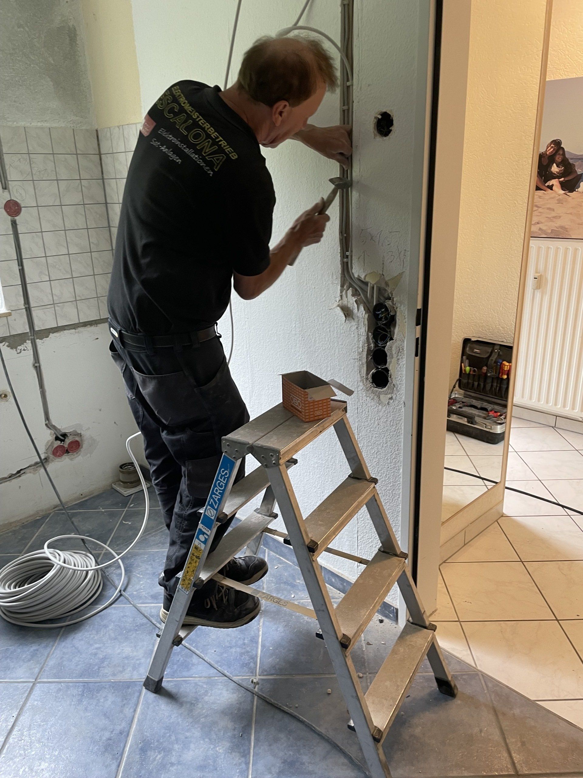 Fertiggestellte Installation